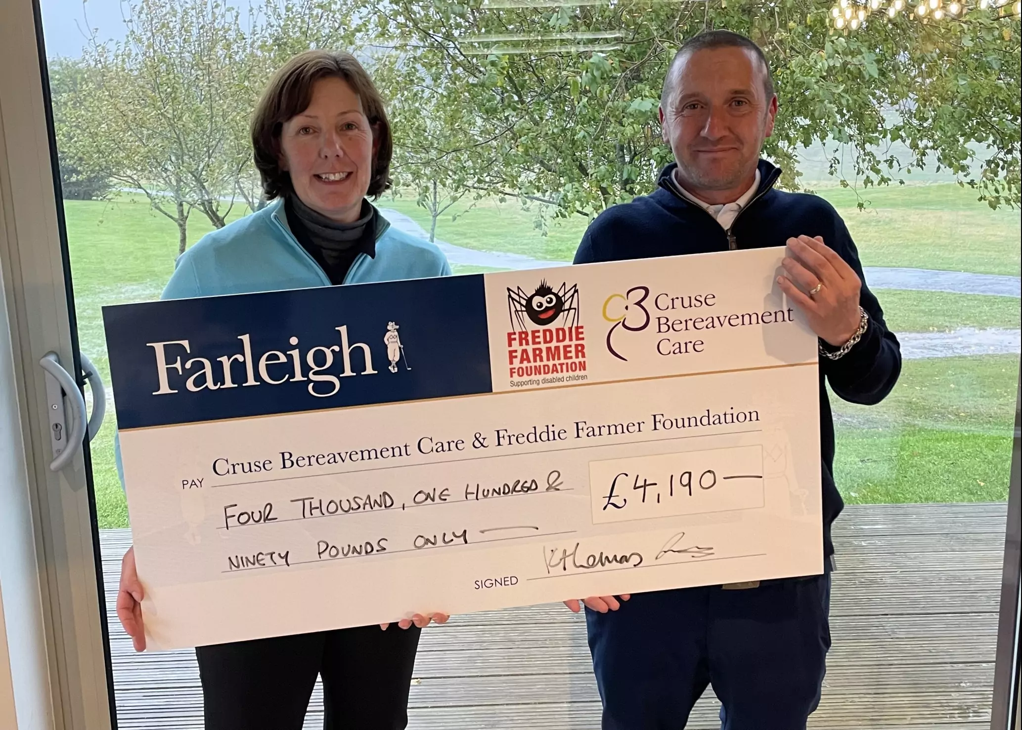 Farleigh Golf Club in Warlingham held a Captains Charity Golf Day to raise money for Freddie Farmer Foundation